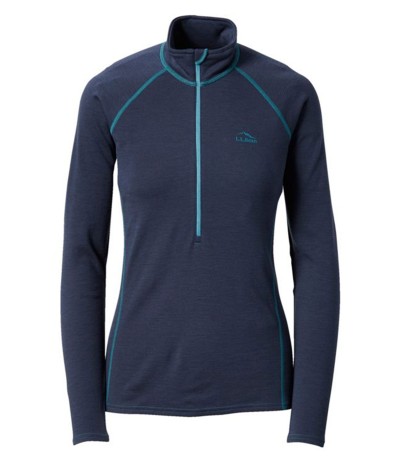 Men's quarter-zip base layer.