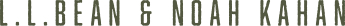 L. L. Bean & Noah Kahan logo with text L. L. Bean & Noah Kahan