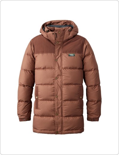 A Men's Mountain Classic Down Parka.