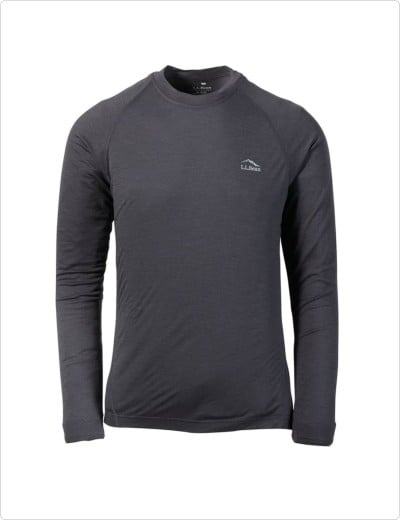 Men's Cresta Ultralight 150 crew top.