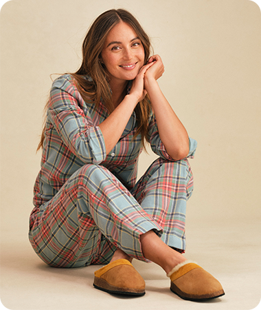 Women's Scotch Plaid Flannel Pajamas