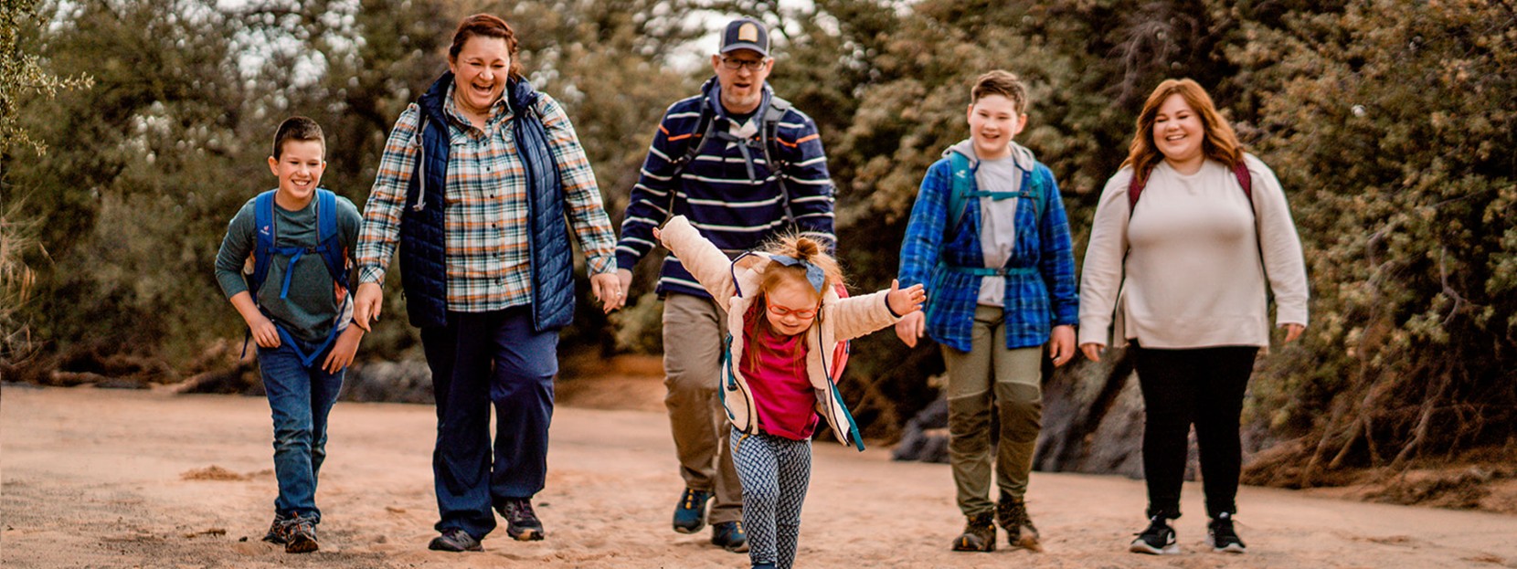 L.L.Bean Ambassador Melody Forsyth and her family.