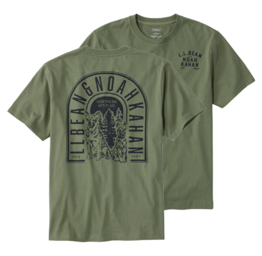 An L.L.Bean & Noah Kahan short sleeve tee.