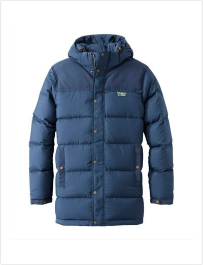 A Men's Mountain Classic Down Parka.