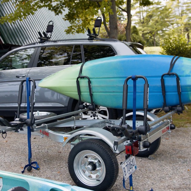 Getting in your kayak from a beach.